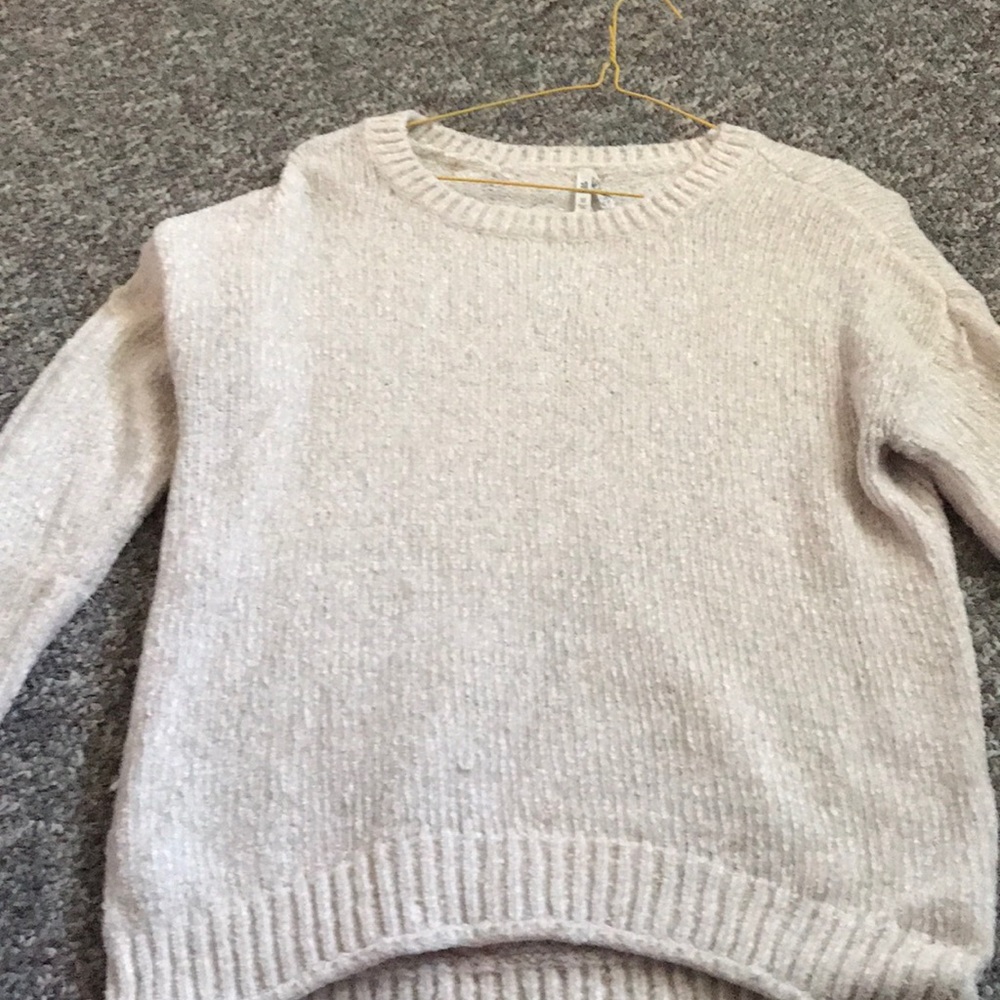 Cute and soft white sweater